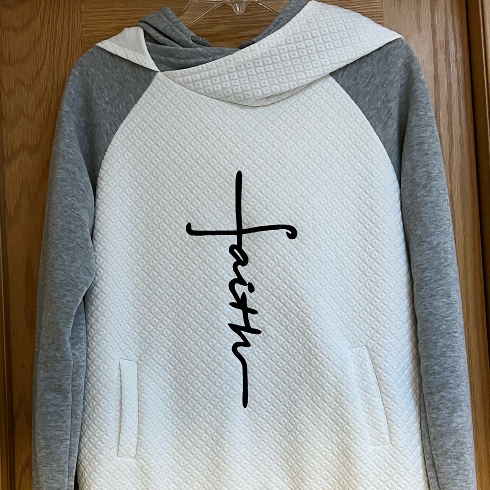 Double hooded sweatshirt